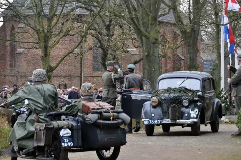 75 jaar bevrijding Westerbork re-enactment